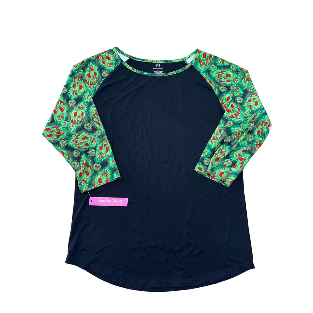 Charlie's Project Poison Apple Raglan Tshirt Size XL NWT
